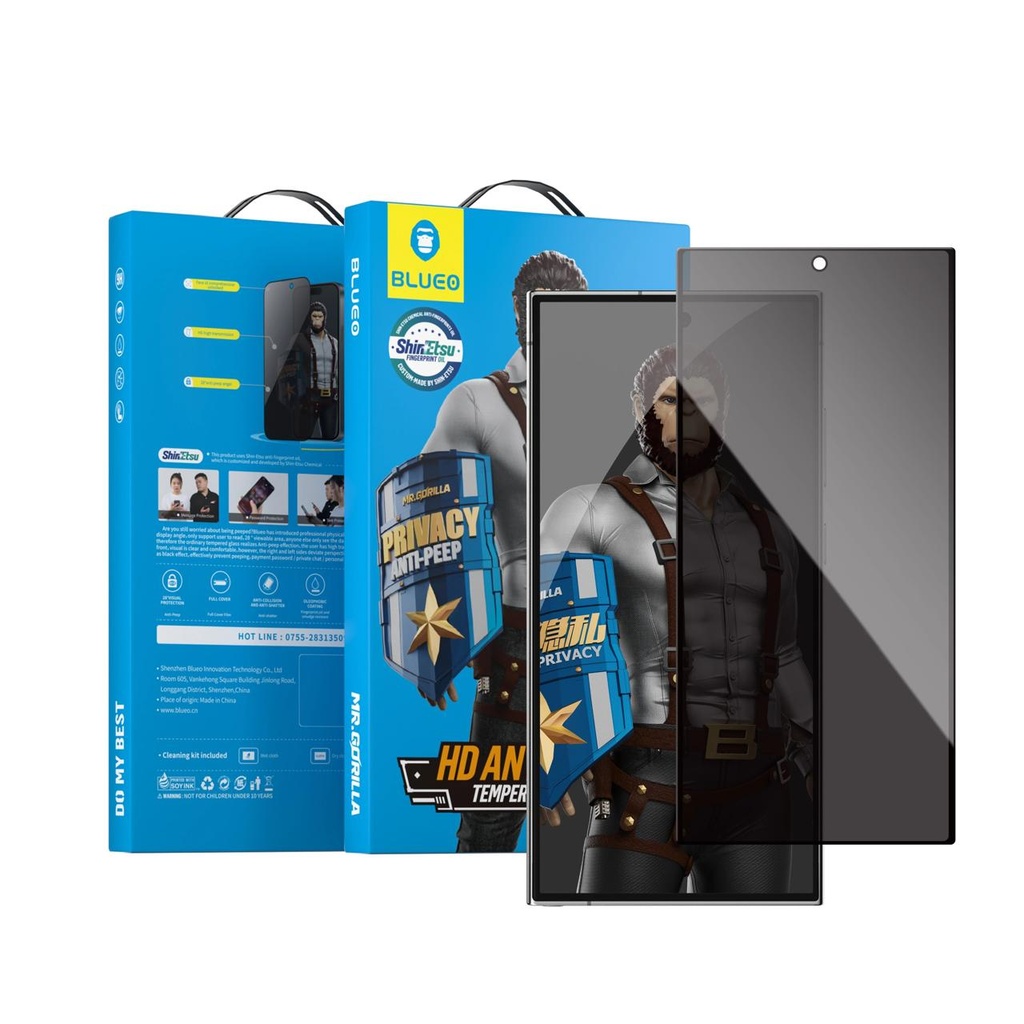 Blueo Full Cover Anti-Peep Glass Samsung S24 Ultra