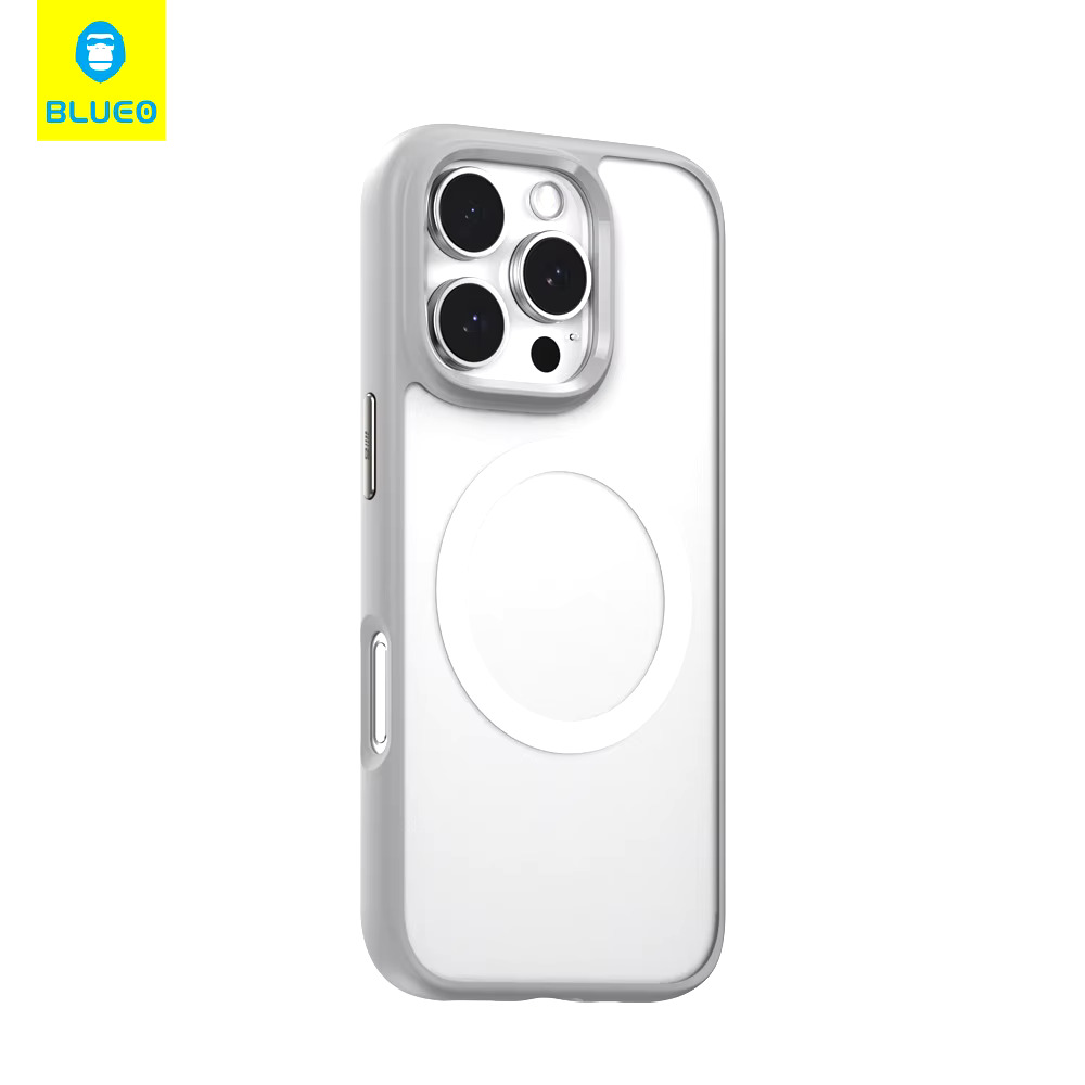 Blueo Skin Friendly Frosted Anti-Drop Case iPhone 15 Pro Max Grey
