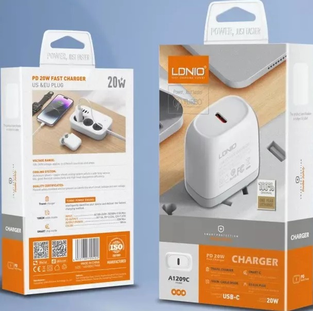 Cargador Ldnio A1209C TC-6G 20W