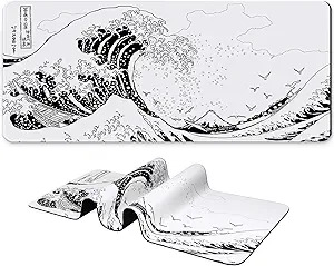 Mouse Pad Larga Blanca 31.5x11.8 pulgadas