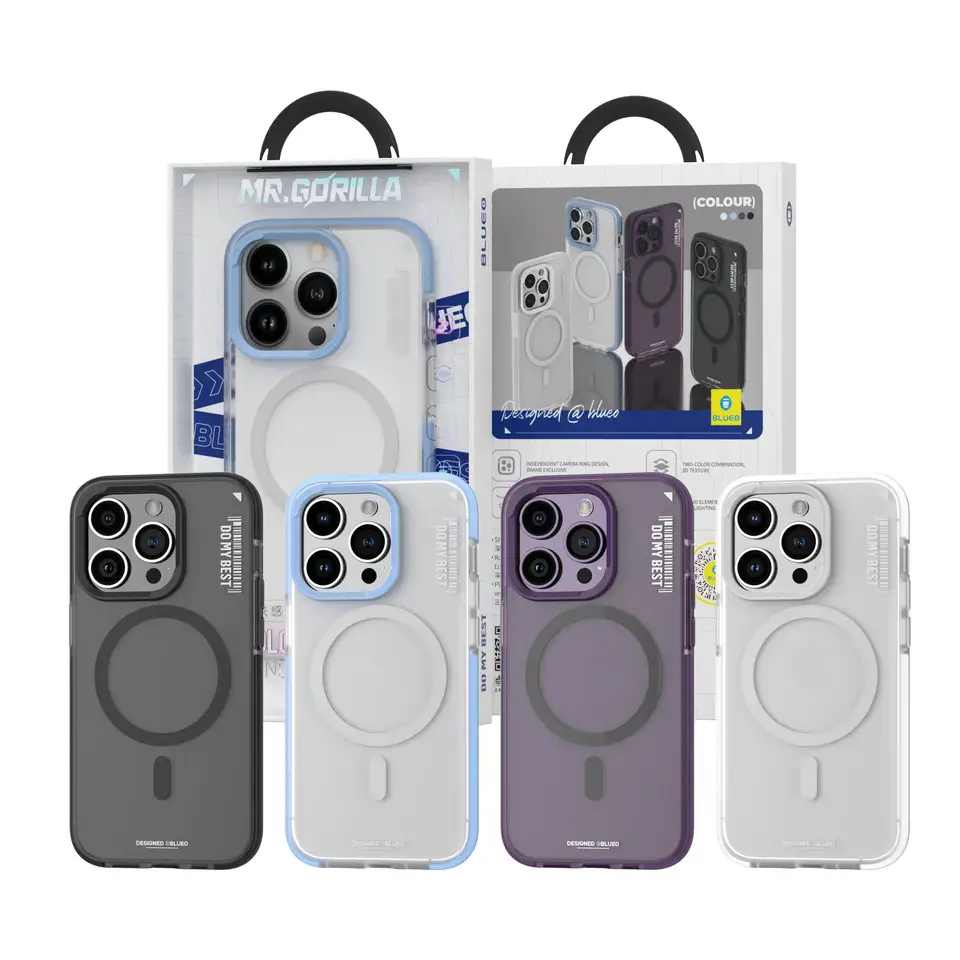 Blueo Dual Color Skin Friendly Case iPhone 14 Pro Max Black