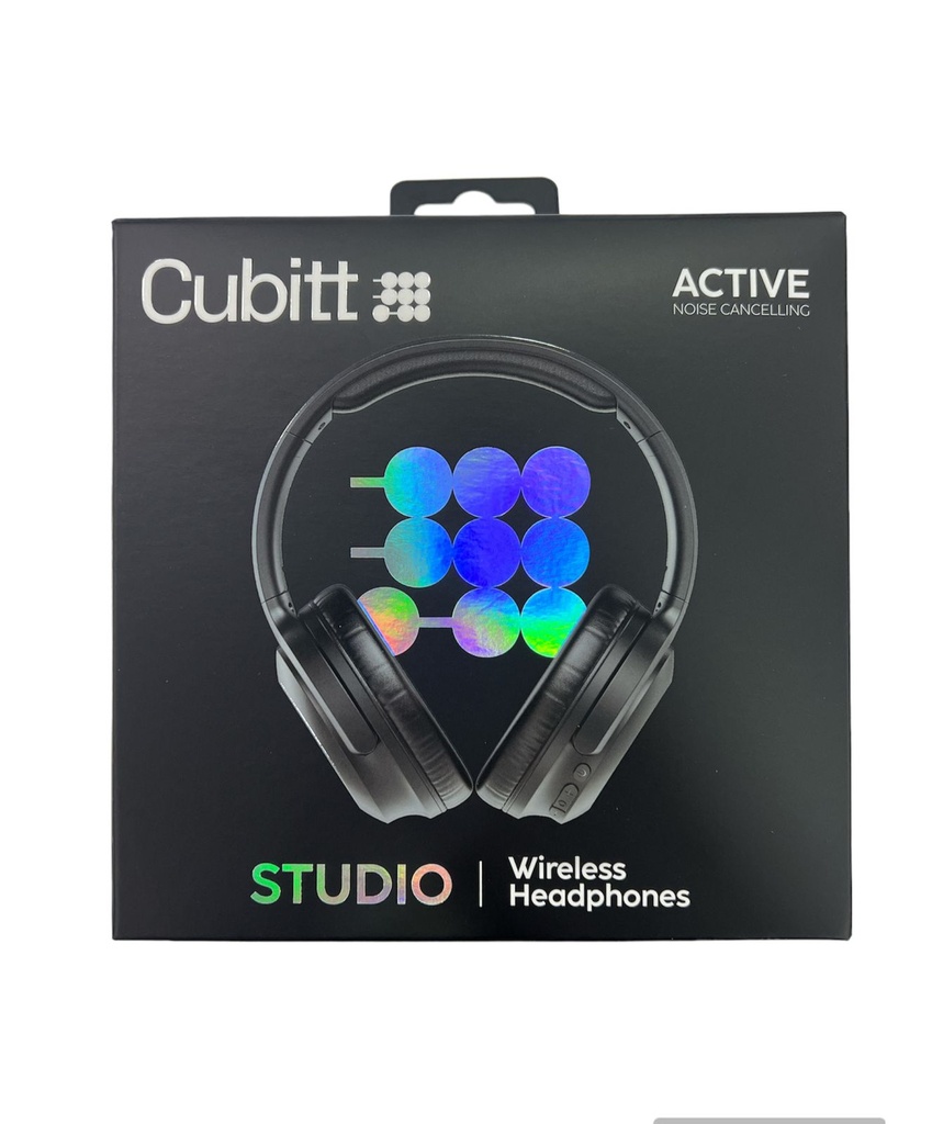 Cubitt Studio Wireless Headphones Negro CTANC-1