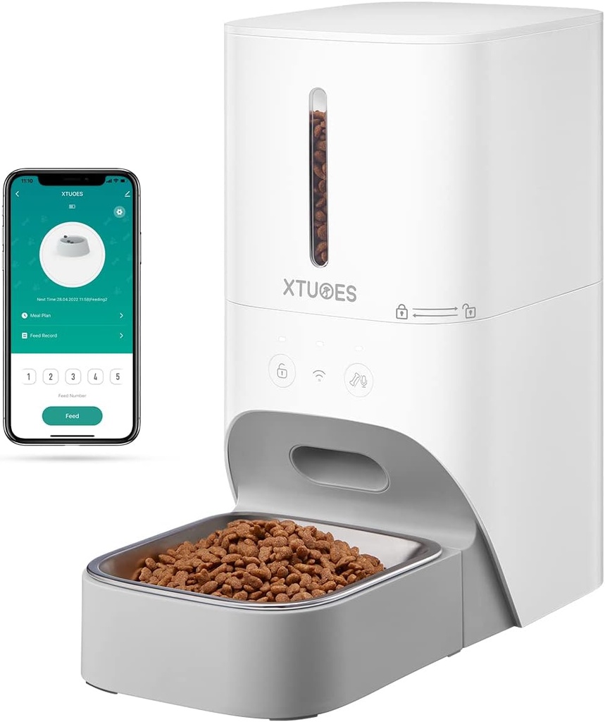 XTUOES Automatic Smart Pet Feeder 4L