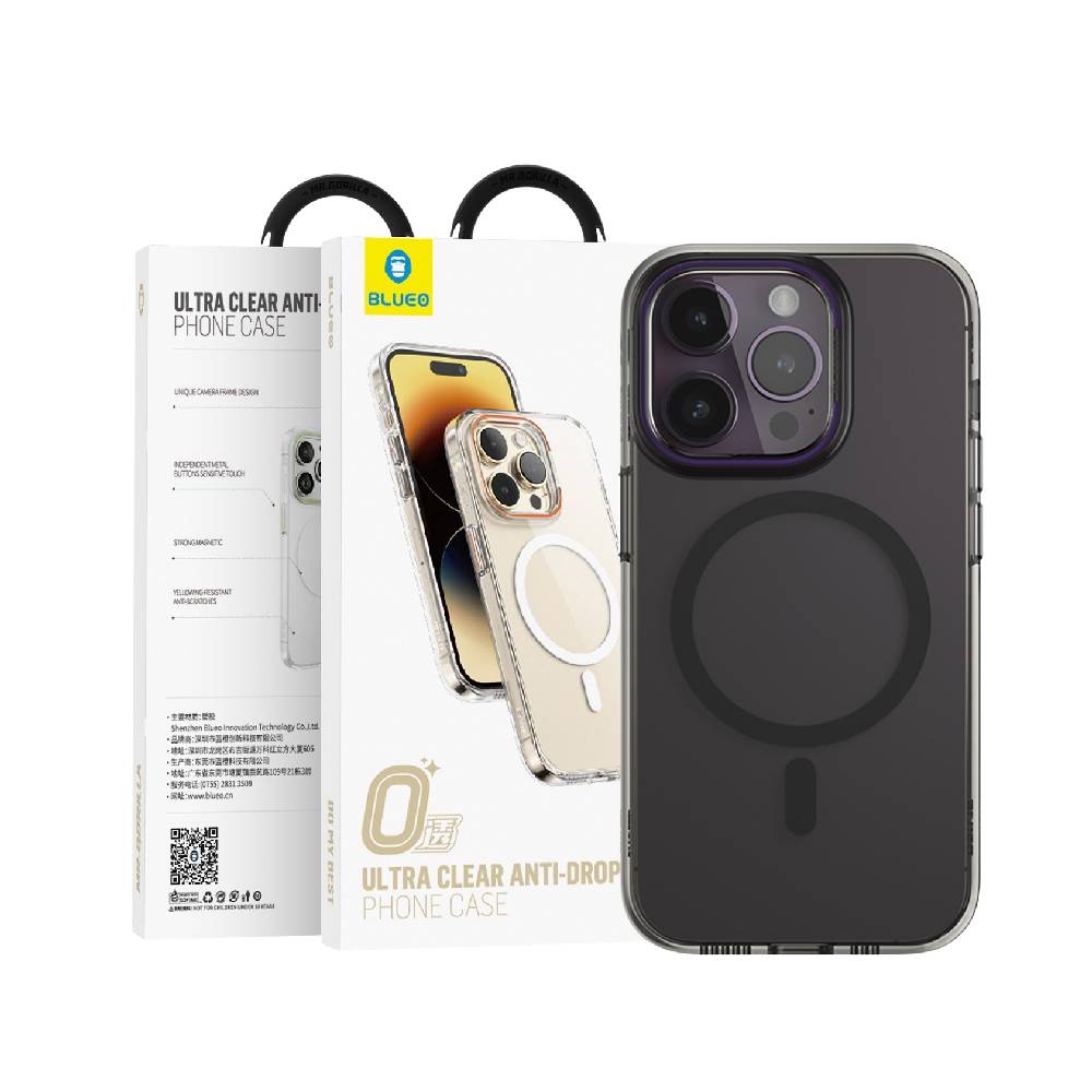 Blueo Ultra Clear Anti-Drop Phone Case iPhone 14 Pro Max Purple