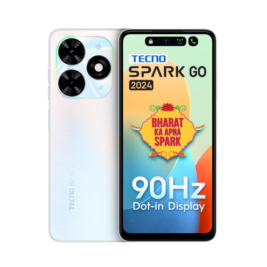 Tecno Spark Go 2024 3gb (expandible 3gb) 64gb Rom Mystery White