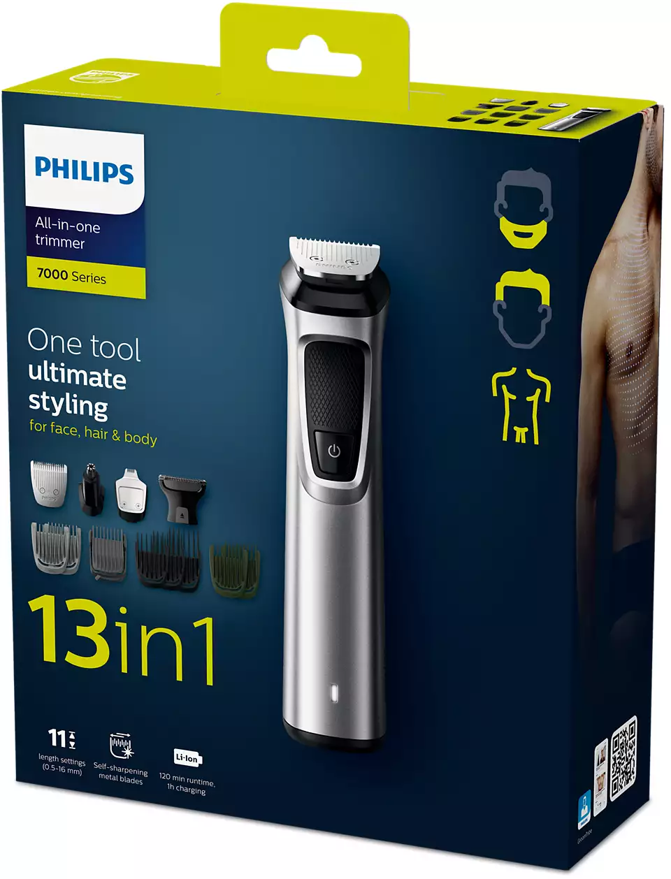 Afeitadora Phillips All In One Trimmer 7000 Series (13 en 1)