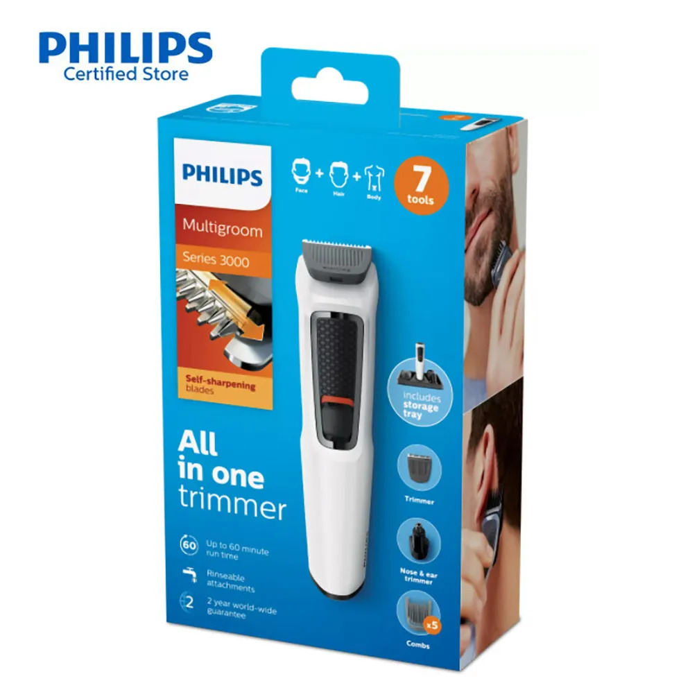 Afeitadora Phillips Multigroom 3000 Series (7 en 1)