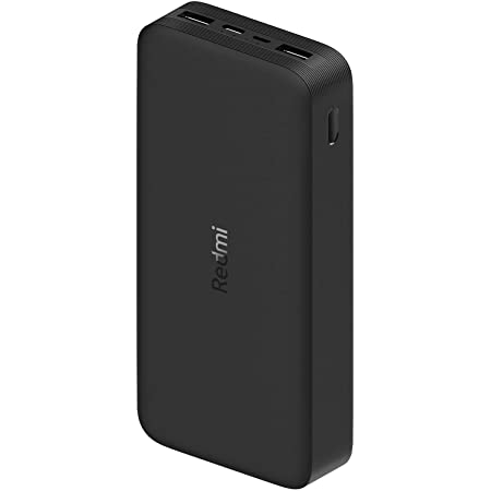 20000mAh Redmi 18W Fast Charge Power Bank Black