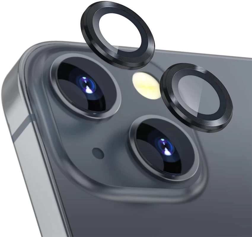 Blueo Original Metal Frame Lens Protector Glass iPhone 13 mini/13 Black