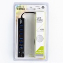 Adaptador Combo USB 2.0 Tipo C 480 Mbps Card Reader
