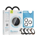Blueo 99 Anti-Reflective Titanium Alloy Lens 15 Pro/Pro Max Blue Titanium