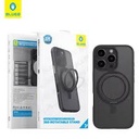 Blueo Skin Friendly Magnetic Case with 360 Rotable Stand iPhone 16 Pro Max Grey