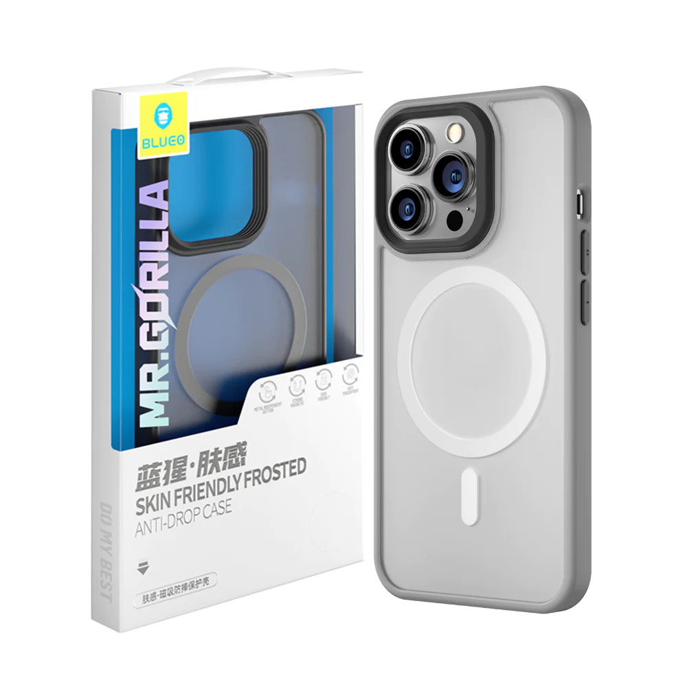 Blueo Frosted with magnetic iPhone 13Pro Grey