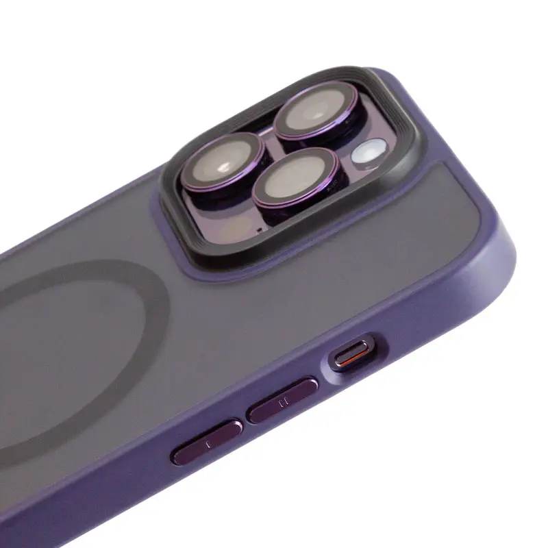 Blueo Frosted with magnetic iPhone 13/14 Deep Purple