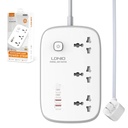 Regleta Ldnio con Protector de Voltaje SC3416