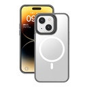 Blueo Frosted with magnetic iPhone 15 Plus Grey