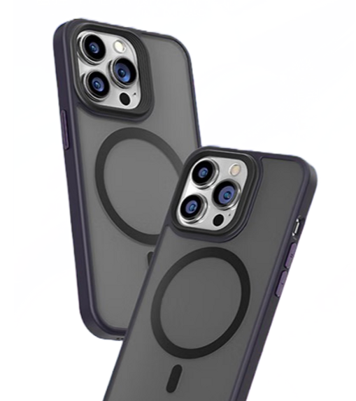 Blueo Frosted with magnetic iPhone 14Pro Max Deep Purple