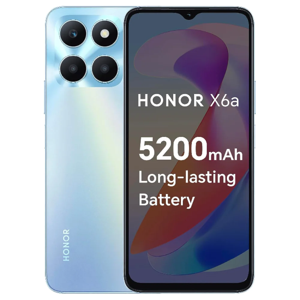 Honor X6a 4gb Ram 128gb Rom Sky Silver