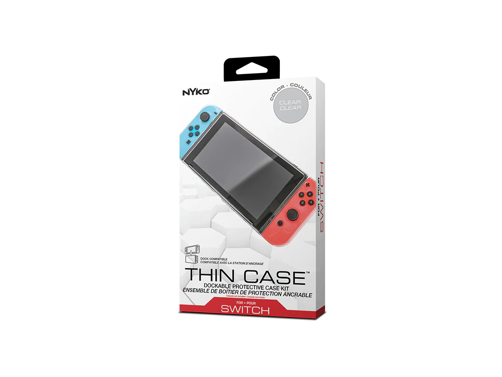 Nyko Thin Case Kit para Nintendo Switch Transparente