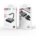 Adaptador 4 en 1 USB-C a HDMI, VGA, USB-C, USB-A (XO-HUB001)