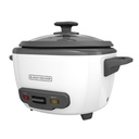 Olla Arrocera 14 Tazas Black and Decker Blanca