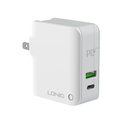 Cargador LDNIO A4403C Carga R?ida 30w. Cable Tipo C- Tipo C