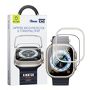 Blueo Sapphire Watch Glass & Titanium Alloy Kit Apple Watch Ultra 49mm Natural Titanium