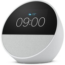 Echo Spot 2024 con Reloj Blanco Glaciar